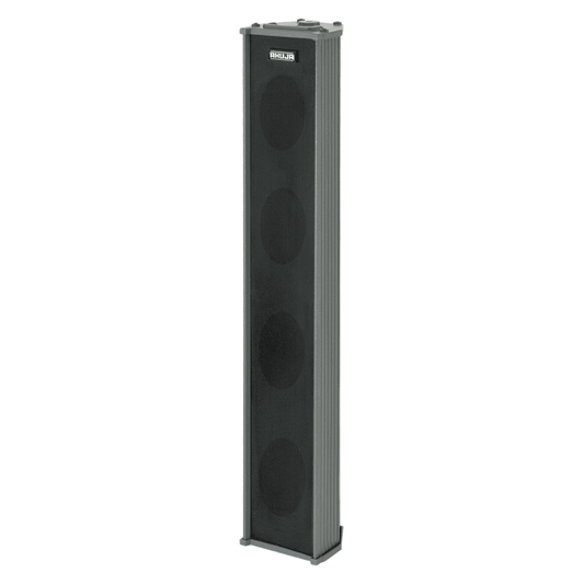 Ahuja - ASC40T Speaker Passive Wall Mount 30Watts RMS Column Speaker Line/Ohm (Black)