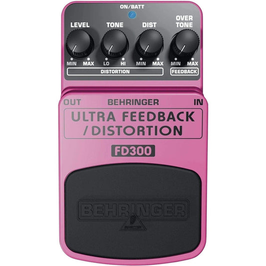 Behringer FD300 Ultra Feedback / Distortion Guitar Effects Pedal