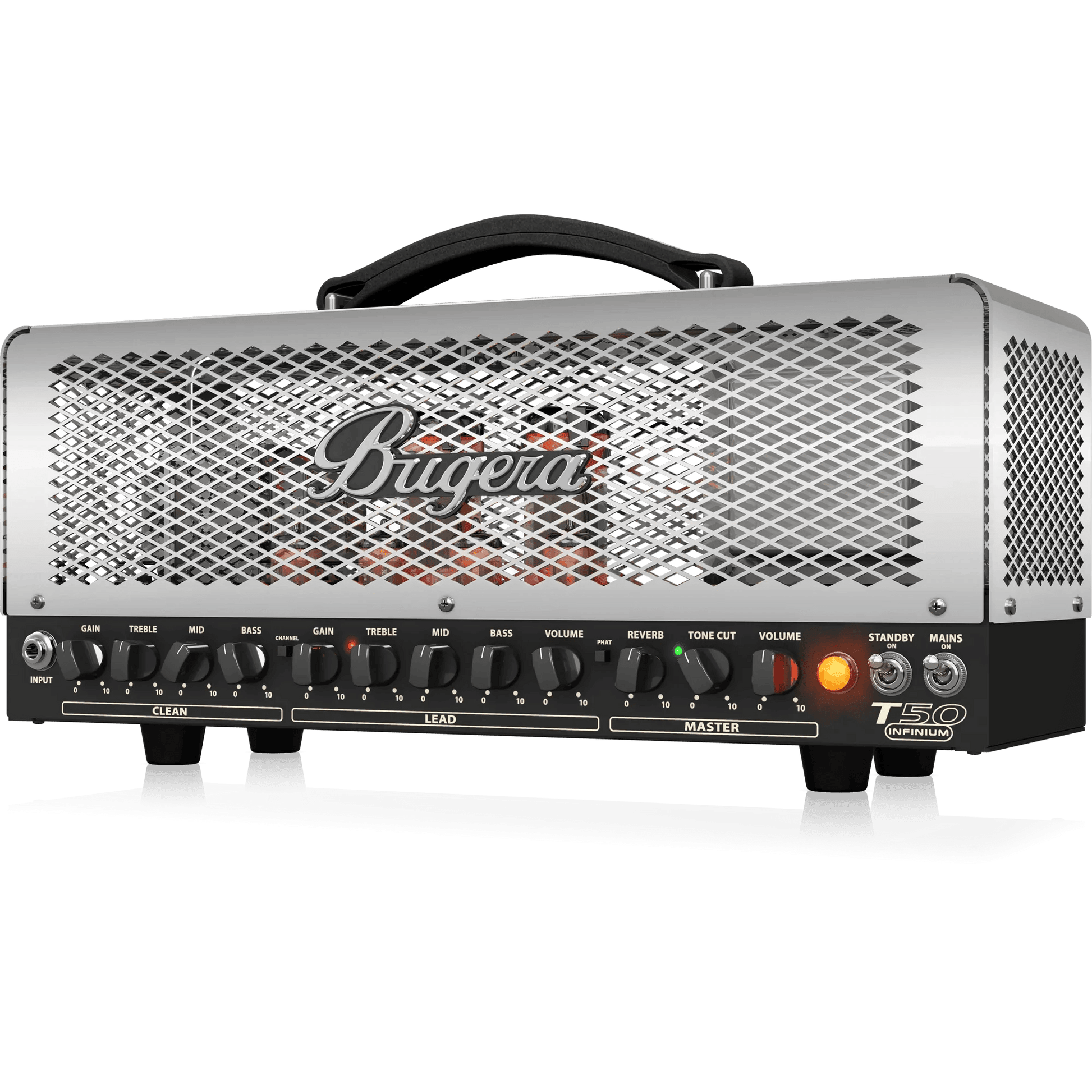 Bugera T50 INFINIUM 50W Cage-Style 2-Channel Tube Amplifier Head