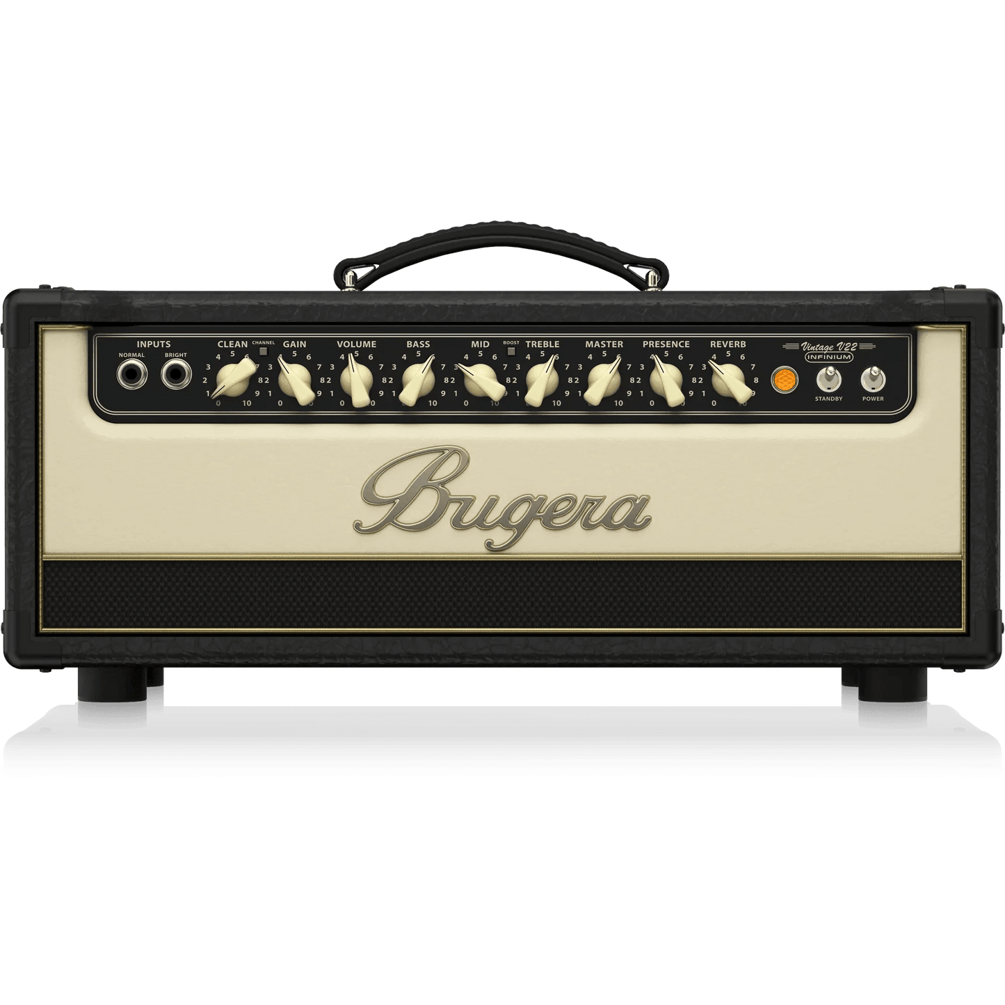 Bugera V22HD INFINIUM 22W Vintage 2-Channel Tube Amplifier Head