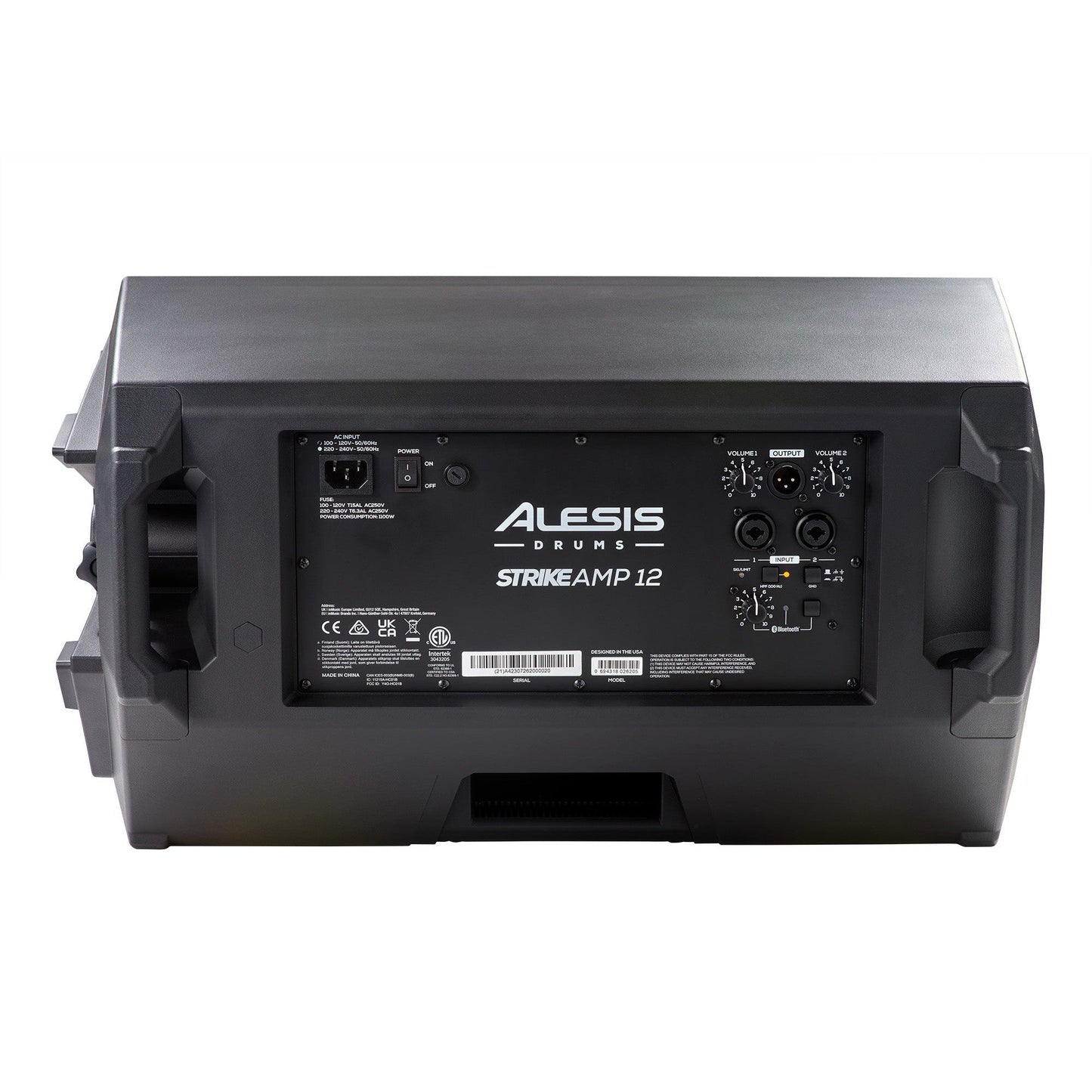 Alesis STRIKEAMP12MKII مضخم صوت طبل إلكتروني بقدرة 2500 واط مزود بتقنية البلوتوث