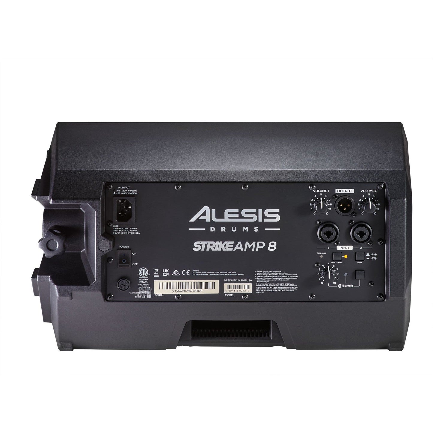 Alesis STRIKEAMP8MKII مضخم صوت طبل إلكتروني بقدرة 2000 واط مزود بتقنية البلوتوث