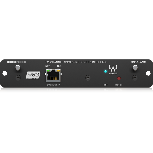 Klark Teknik DN32WSG Expansion Card for 32-Channel Low-Latency AoIP in WAVES SoundGrid Networks