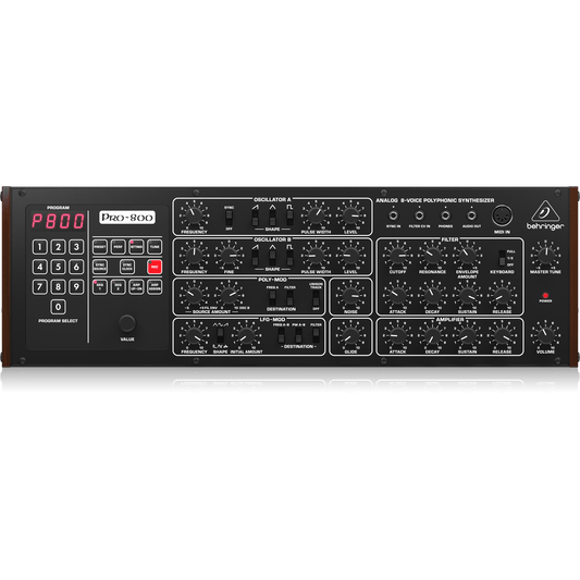 Behringer PRO800 Analog 8-Voice Polyphonic Synthesizer - MusicMajlis
