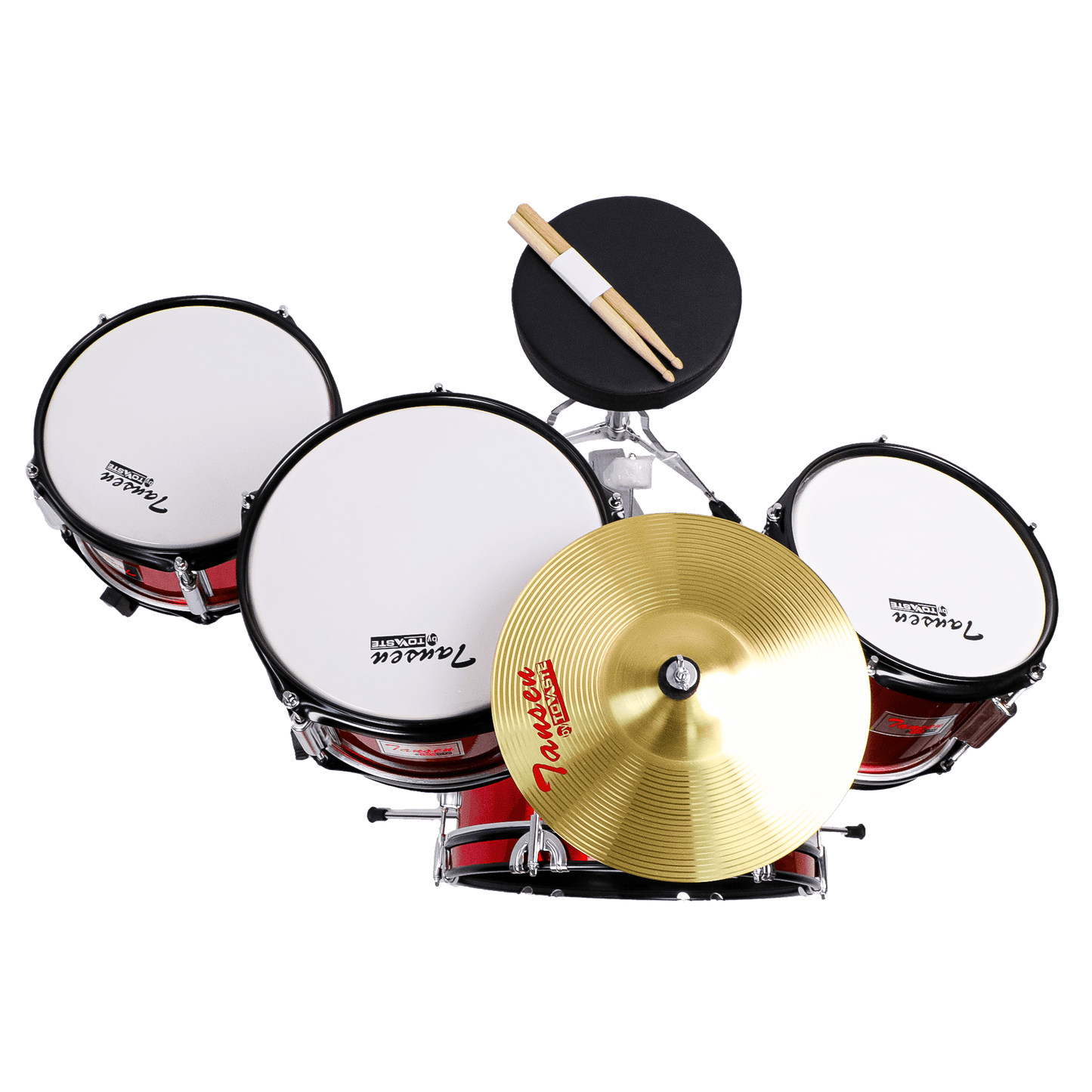 Tovaste J1043A Junior Drum Kit with Throne & Cymbal - MusicMajlis