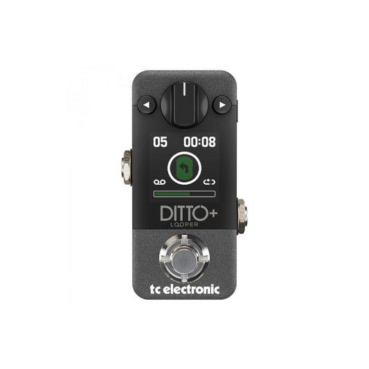 TC Electronic Ditto+ Looper Pedal - 9V DC Power Supply (sold separately)