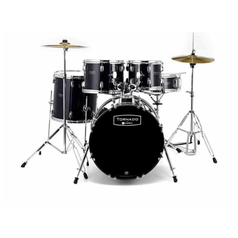 Mapex Drums Tornado Standard 5pc Drum Set with Cymbals & Throne