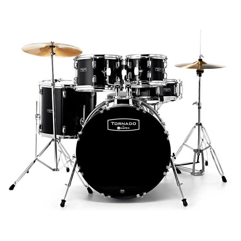 Mapex Drums Tornado Standard 5pc Drum Set with Cymbals & Throne
