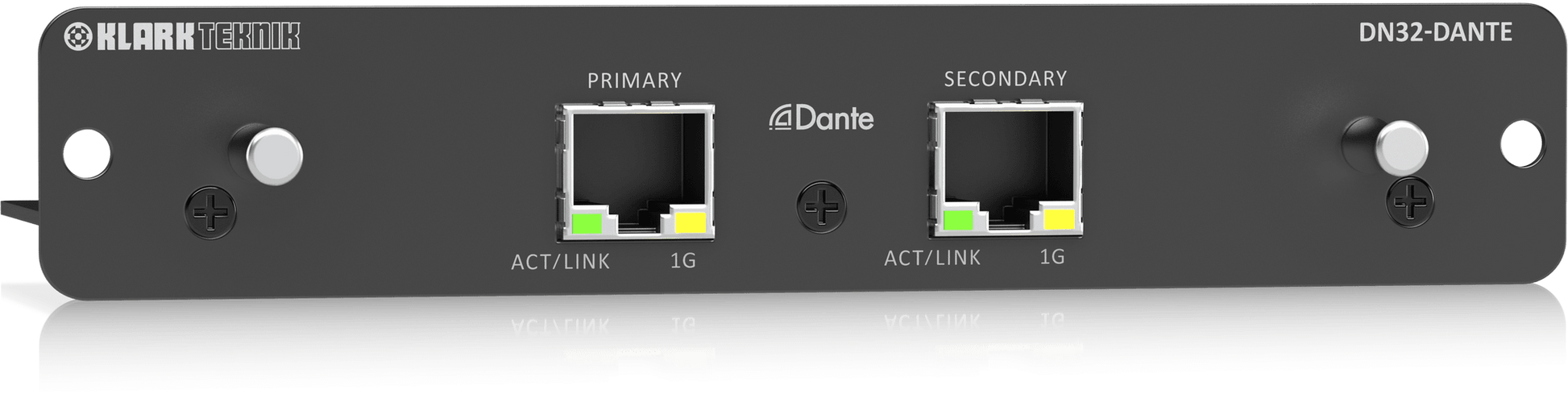 Klark Teknik DN32-DANTE 32x32-ch Dante Expansion Module