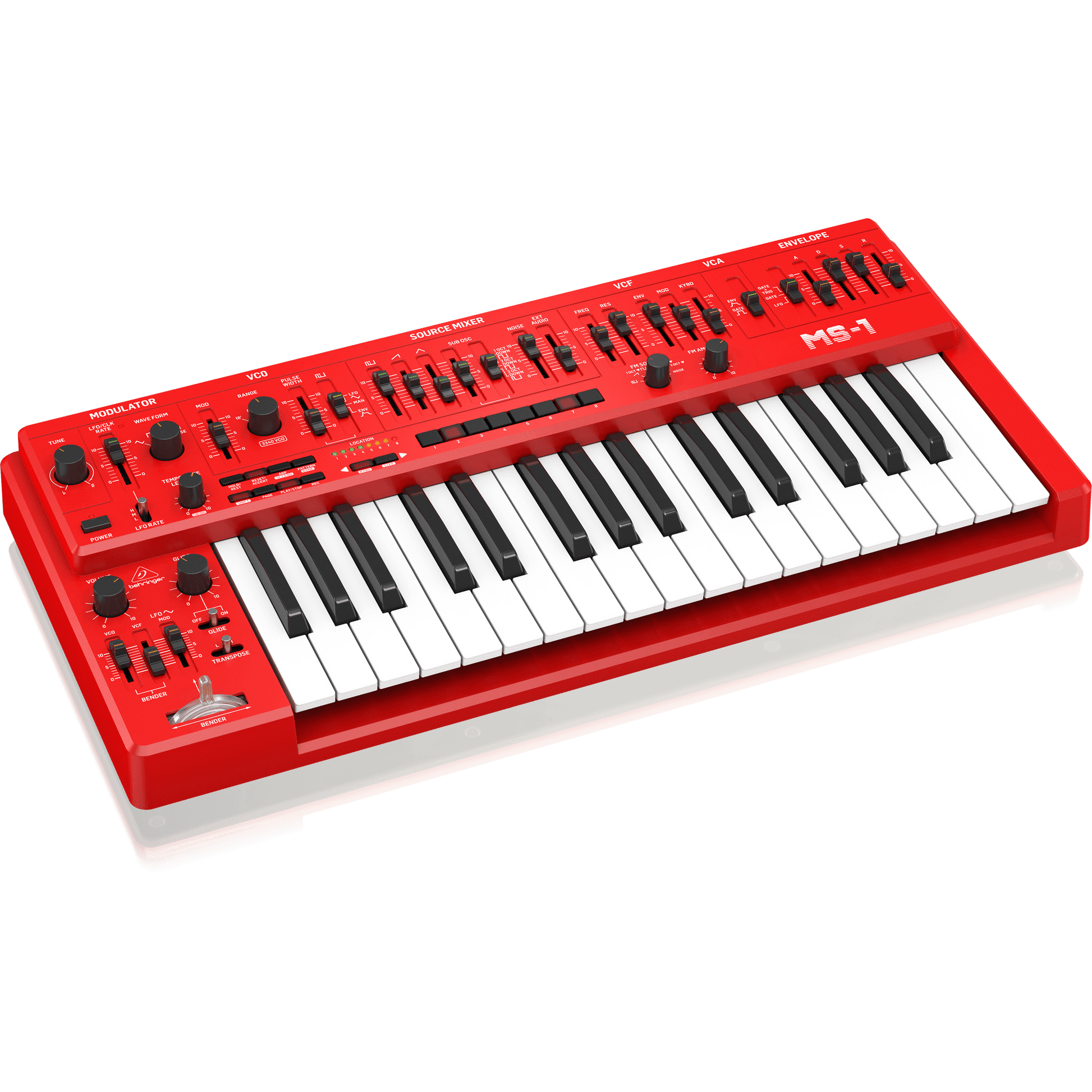 Behringer MS-1 Red Analog Synthesizer