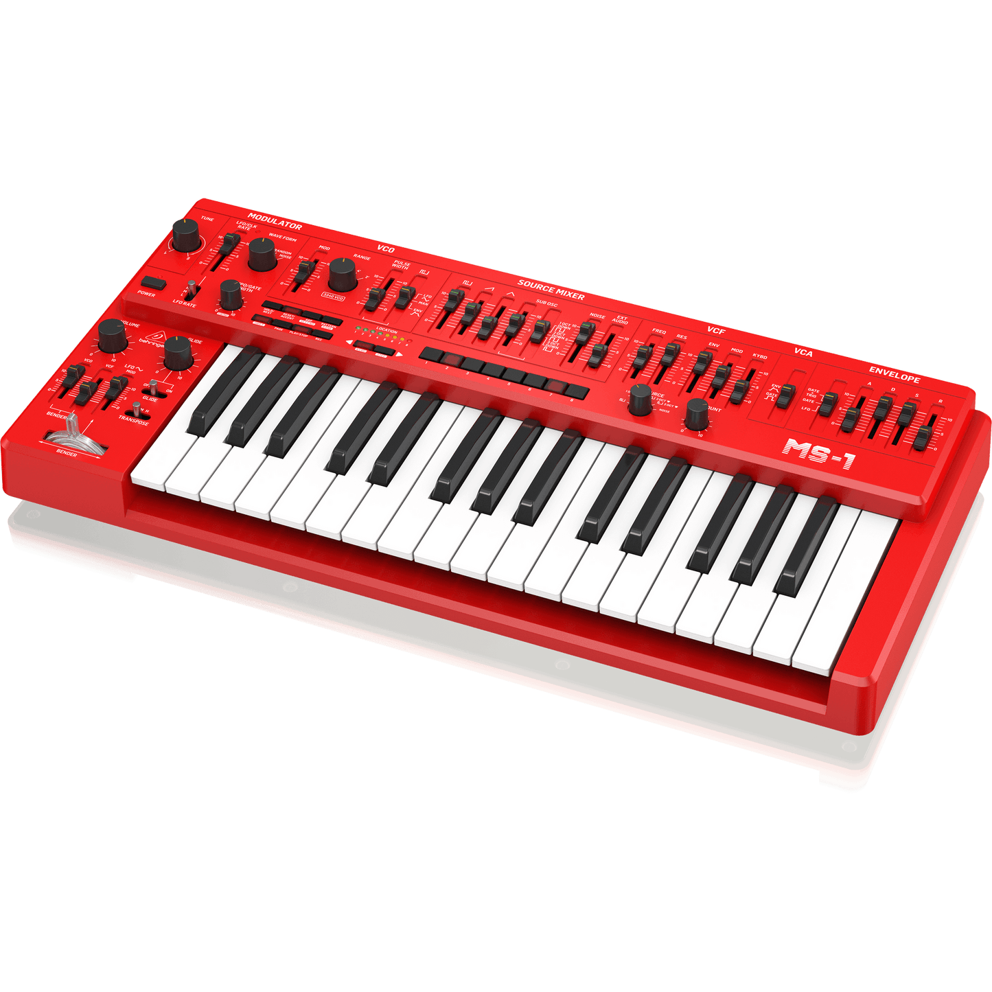 Behringer MS-1 Red Analog Synthesizer