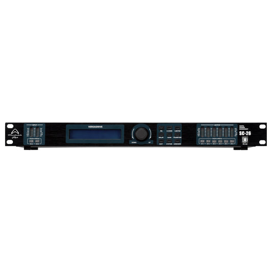 Wharfedale Pro SC26 Versadrive Speaker Management System w/ 2 x XLR inputs and 6 x XLR outputs