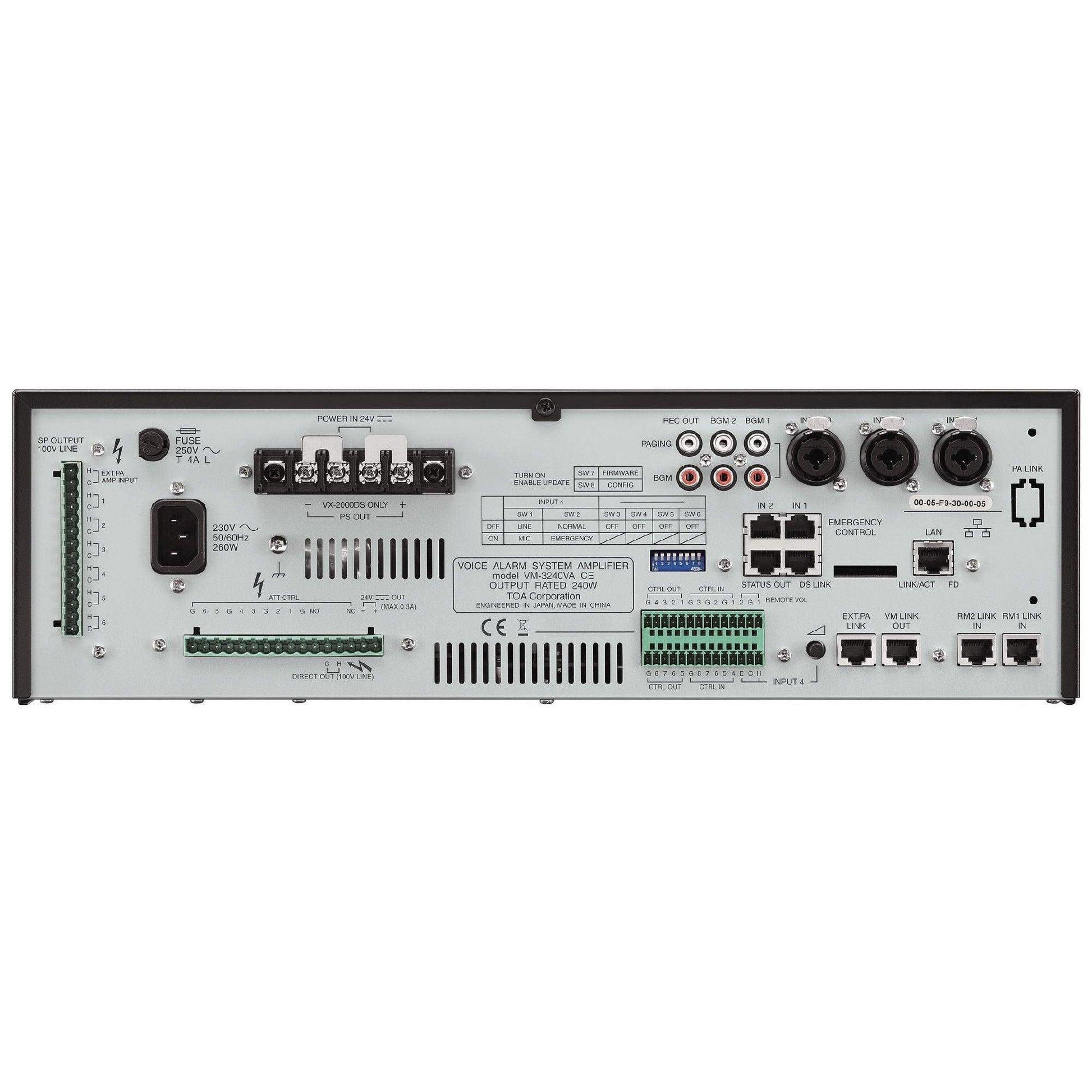 TOA VM3240VA Voice Alarm System Amplifier