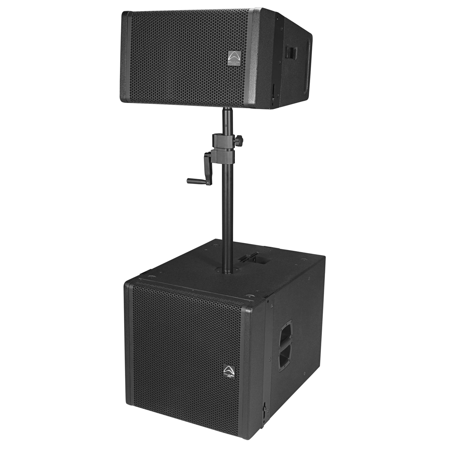 مكبر صوت Wharfedale Pro WLA112A Line Array ذو انحناء هجين نشط 1 × 12 بوصة 680 وات مستمر