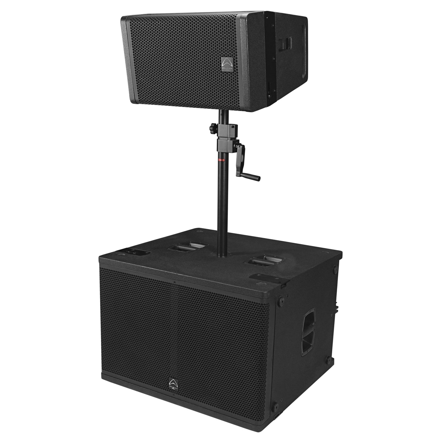 مكبر صوت Wharfedale Pro WLA112A Line Array ذو انحناء هجين نشط 1 × 12 بوصة 680 وات مستمر