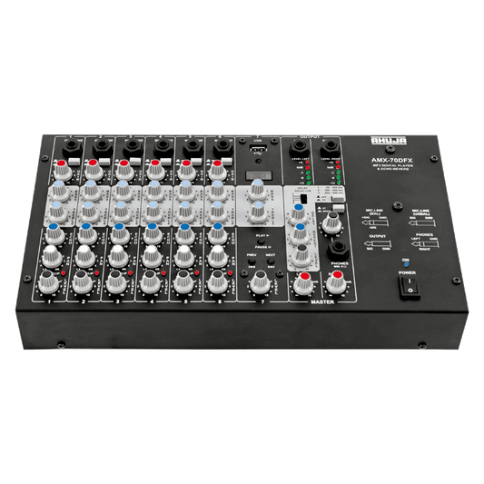 Ahuja Mixer AMX-70DFX With Built-in USB Option 7 Channel Mixer