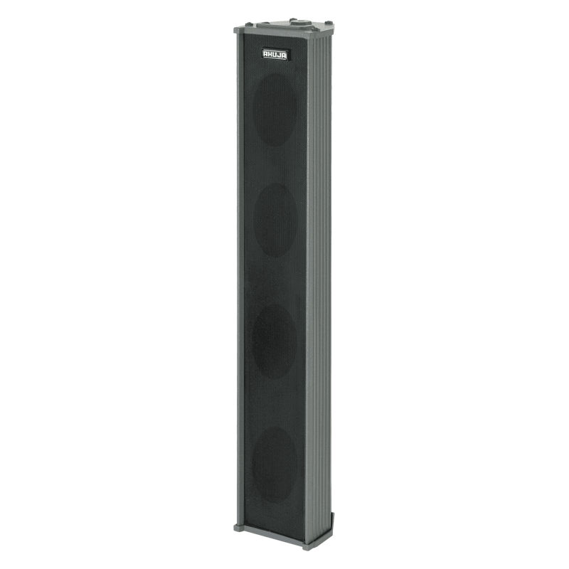 Ahuja - ASC40T Speaker Passive Wall Mount 30Watts RMS Column Speaker Line/Ohm (Black)