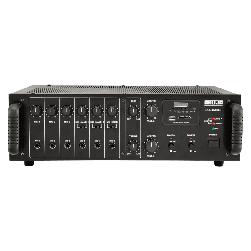 Ahuja TZA1500 Two Zone PA Mixer Amplifier