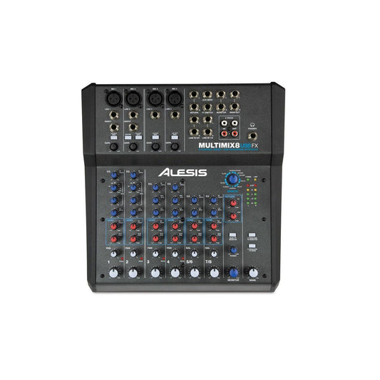Alesis MultiMix 8 USB FX Analog Mixer / USB Audio Interface with Effects