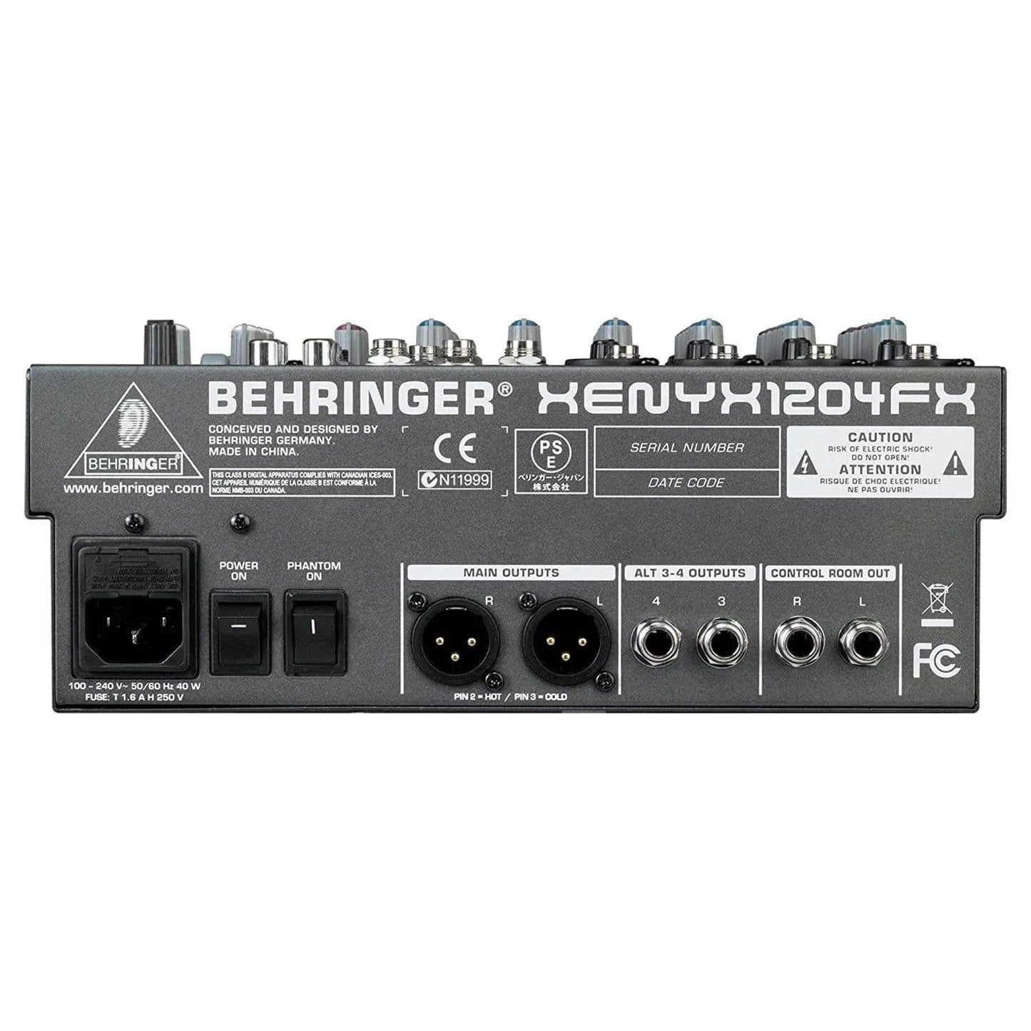 Behringer 1204FX Analog Mixer