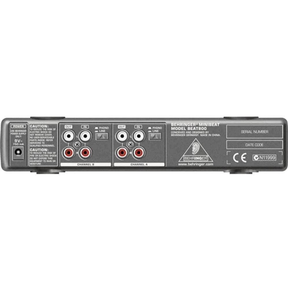 Behringer BEAT800 MiniBEAT Dual Beat Counter with Phono Preamps