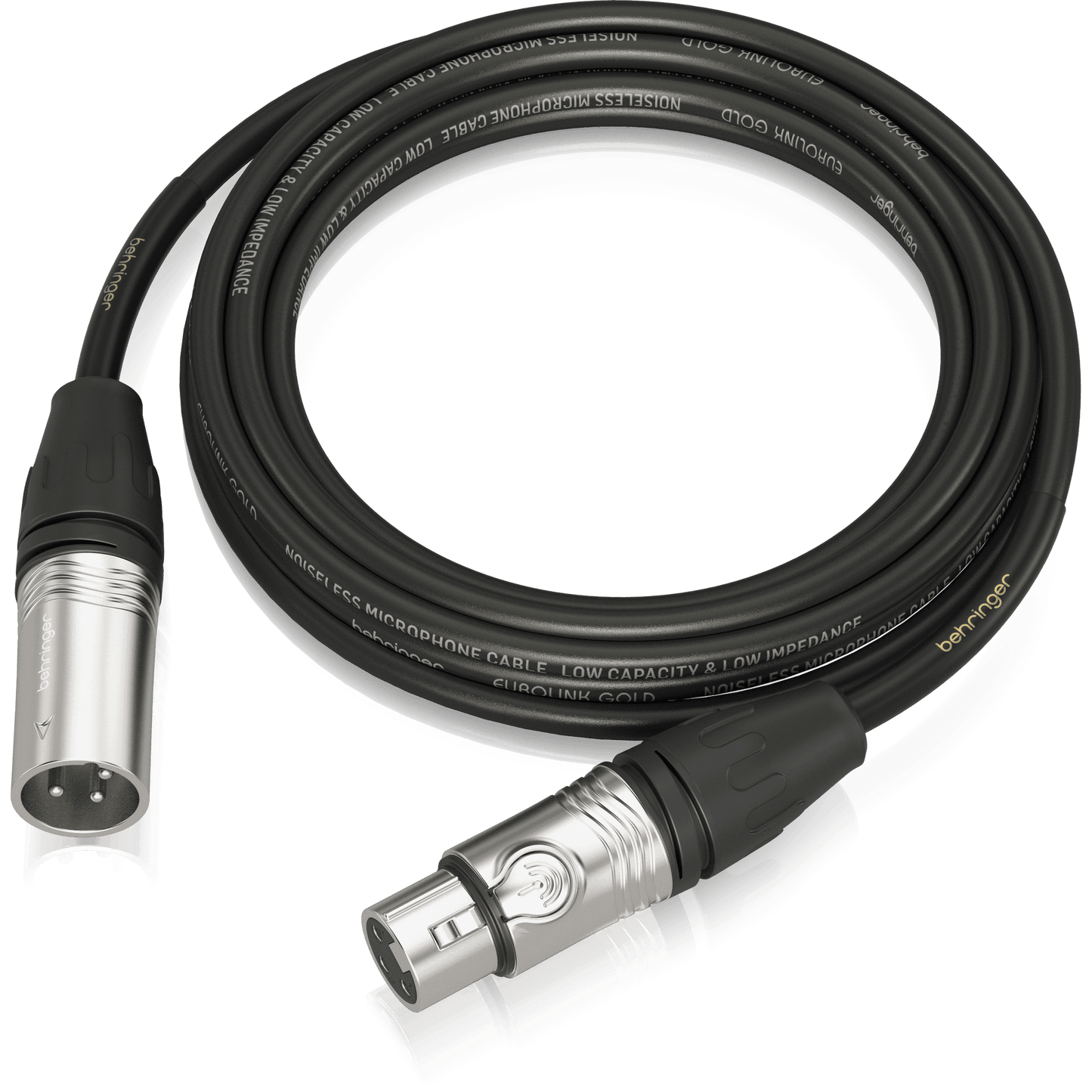 Behringer GMC-600 Gold Performance 6 m (20 ft) Microphone Cable with XLR Connectors