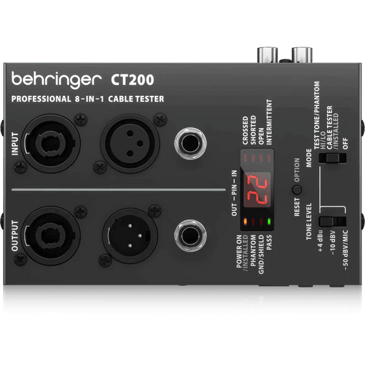 Behringer CT200 8-in-1 Cable Tester