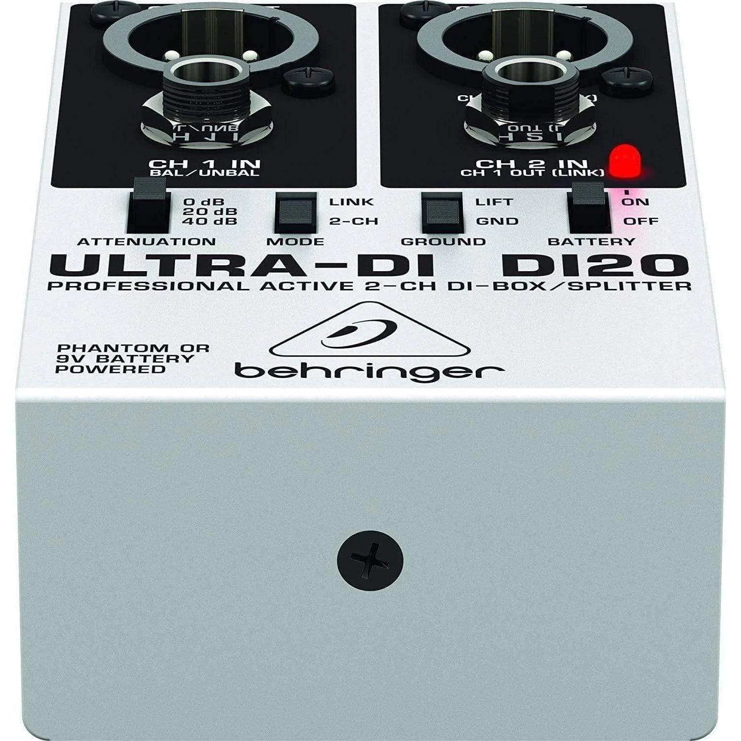 Behringer DI20 Direct Injection Box Active 2 CH