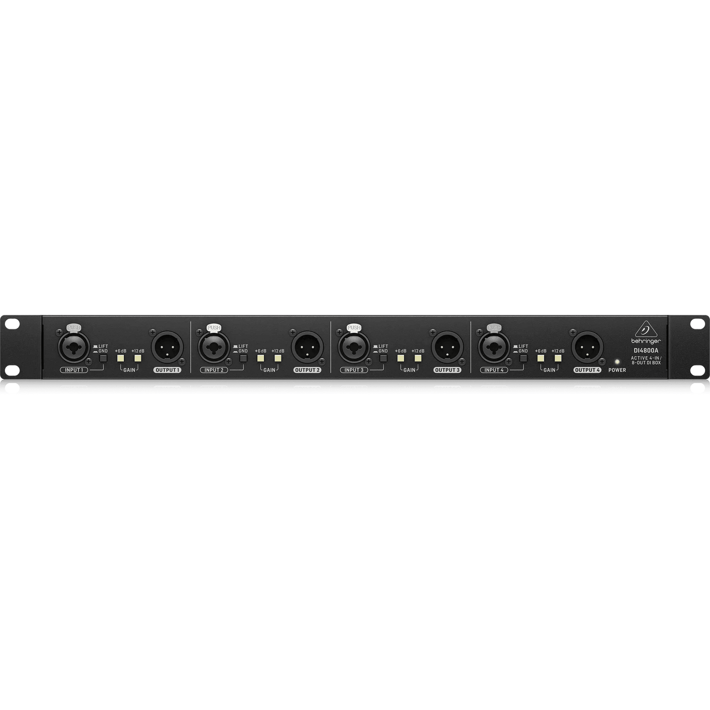 Behringer DI4800A Professional 4-Channel Active DI Box, Booster and Line Isolator