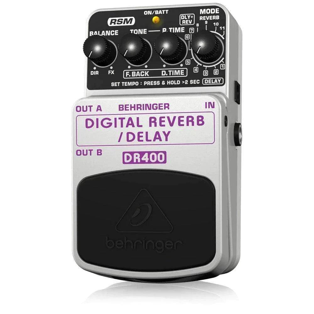 Behringer DR400 Guitar Effects Pedal Digital Stereo Reverb
