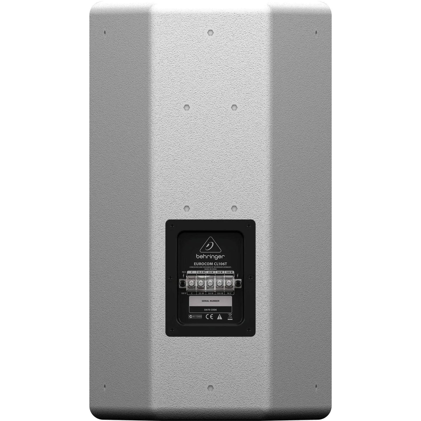 Behringer Eurocom CL106T Ultra-Compact Loudspeaker System - (Black/White)