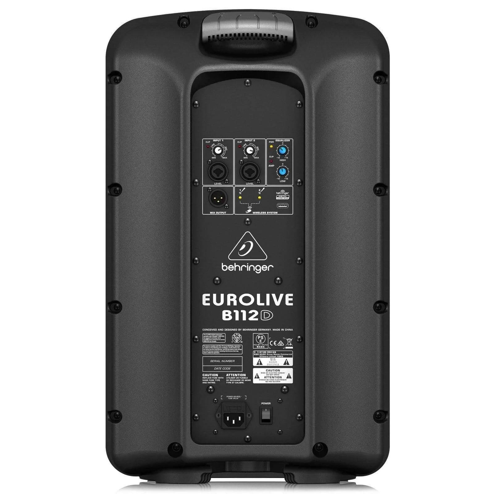 Behringer Eurolive B112D Portable Speakers