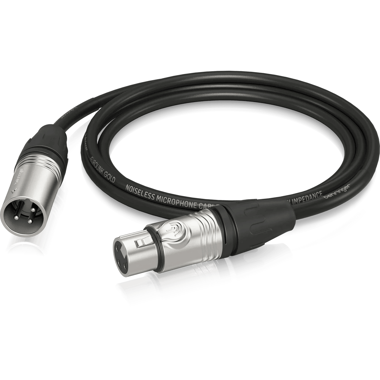 Behringer GMC-150 Gold Performance 1.5 m (5 ft) Microphone Cable with XLR Connectors