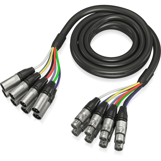 Behringer GMX-300 Gold Performance 3 m (10 ft) 8-Way Multicore Cable with XLR Connectors