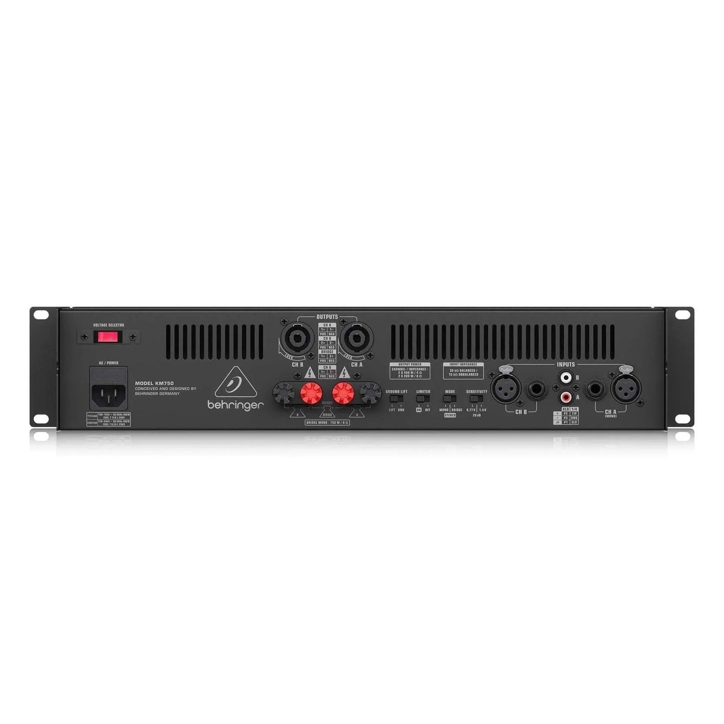Behringer KM750 2-channel Power Amplifier