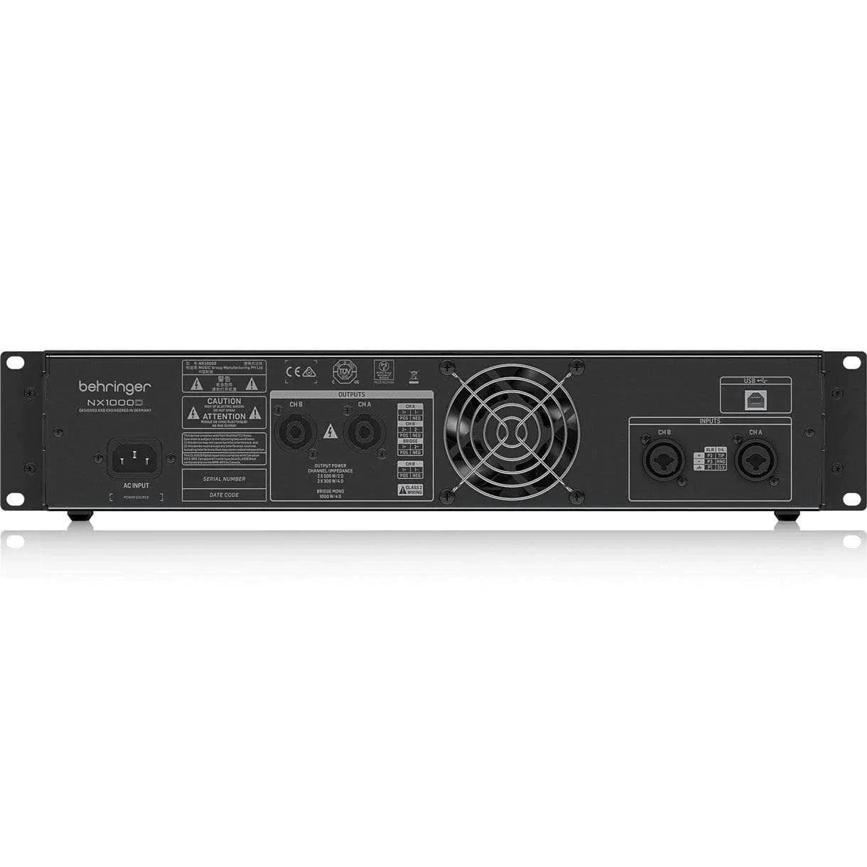 Behringer NX1000D Ultra-Lightweight Class-D Power Amplifier