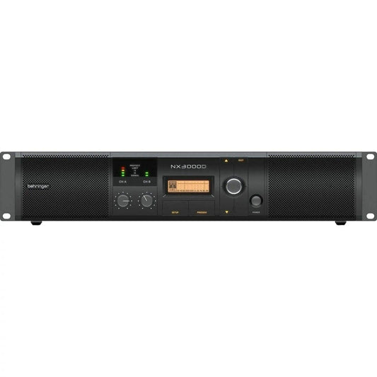 Behringer NX3000D 3000-Watt Class-D Power Amplifier with DSP