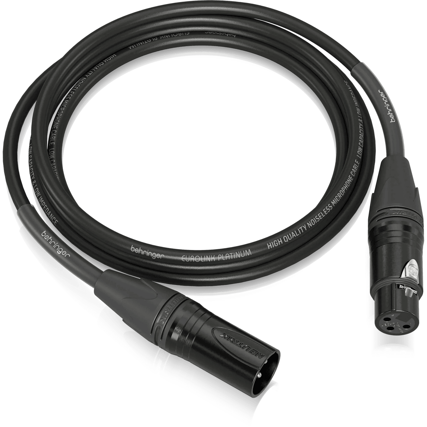 Behringer PMC-300 Platinum Performance 3 m (10 ft) Microphone Cable with XLR Connectors