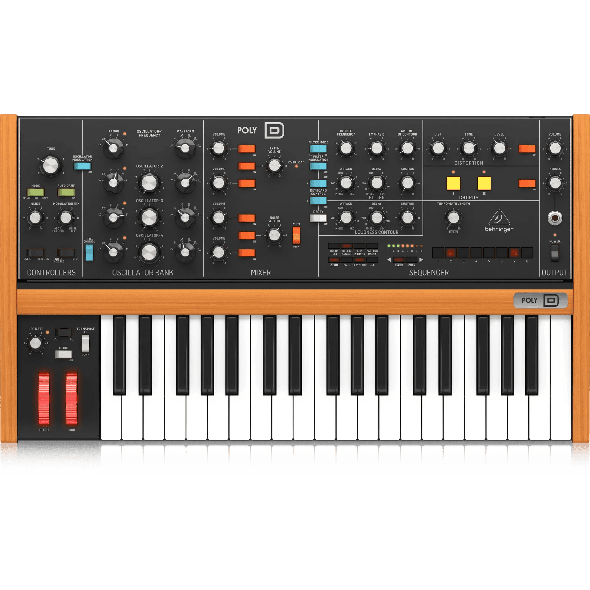Behringer POLYD Analog 4 Voice Polyphonic Synthesizer