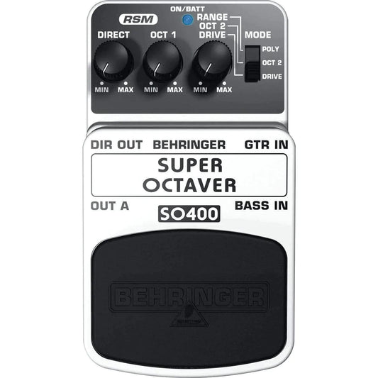 Behringer SO400 Super Octaver Effects Pedal