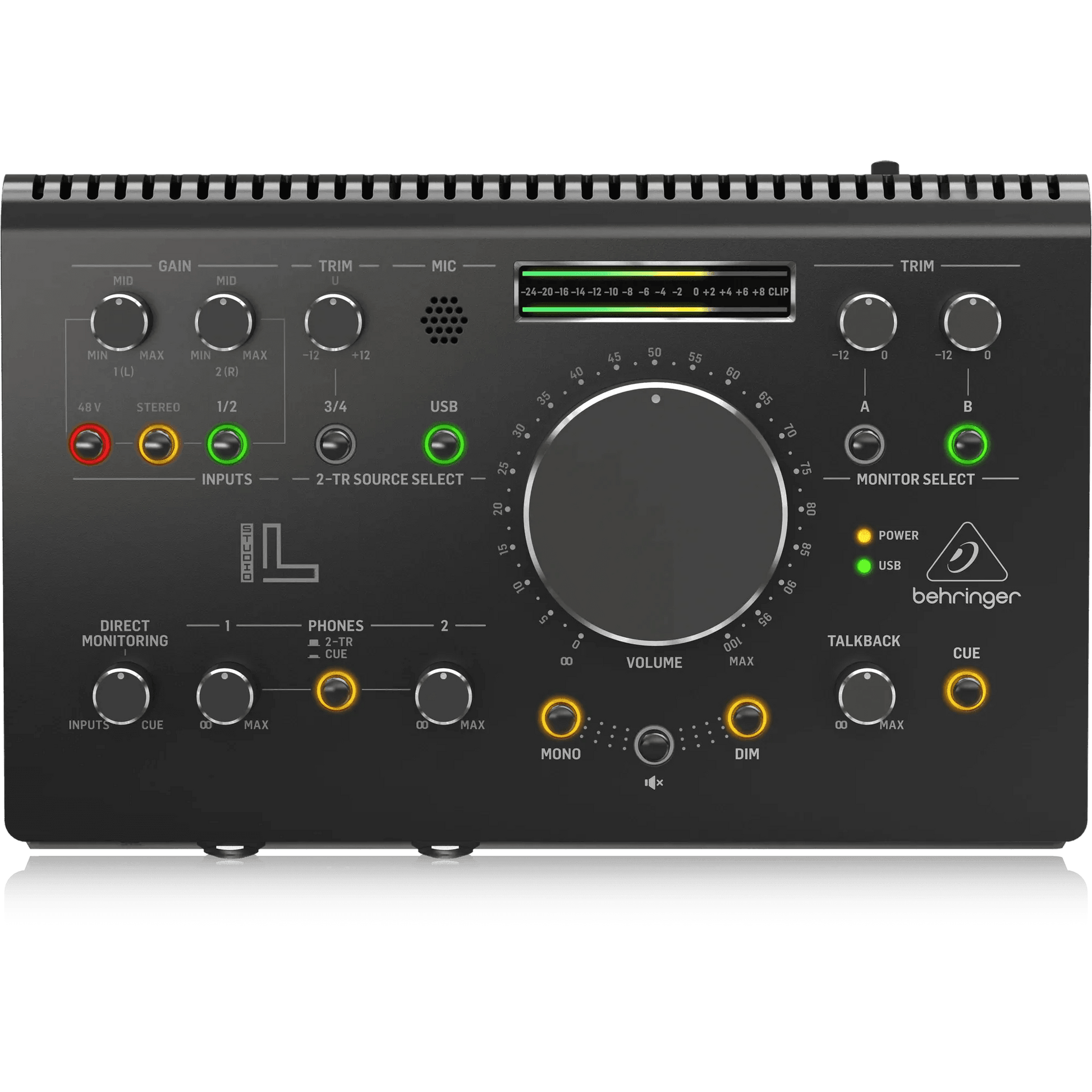 Behringer Studio L Audio Interface and VCA Stereo Tracking