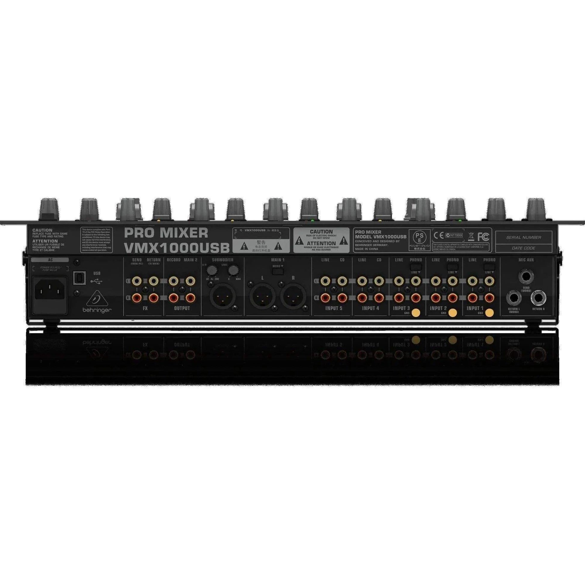 Behringer VMX1000USB Pro Dj Mixer