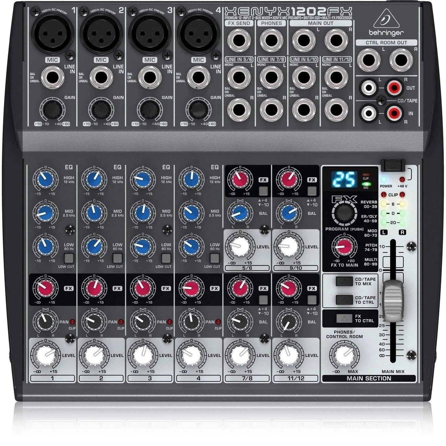 Behringer Xenyx 1202FX Analog Mixer (Discontinued)