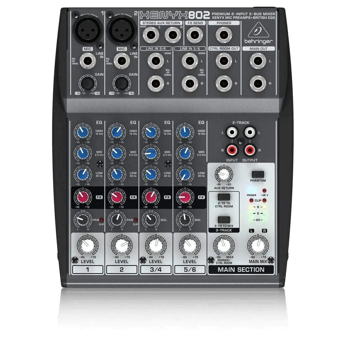 Behringer Xenyx 802 Analog Mixer (Discontinued)