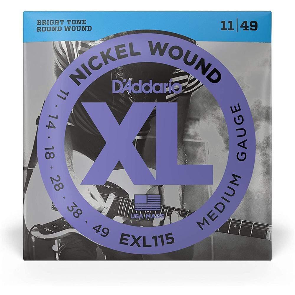 D'Addario EXL115 Nickel Wound Electric Strings