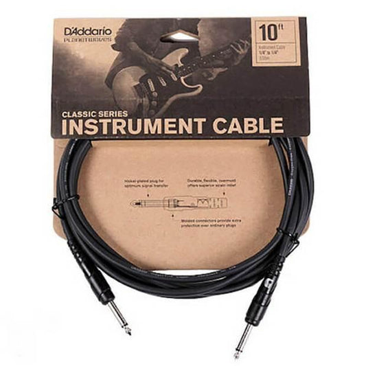 D'Addario PW-CGT-10 Classic Series 10'/3m Instrument Cable