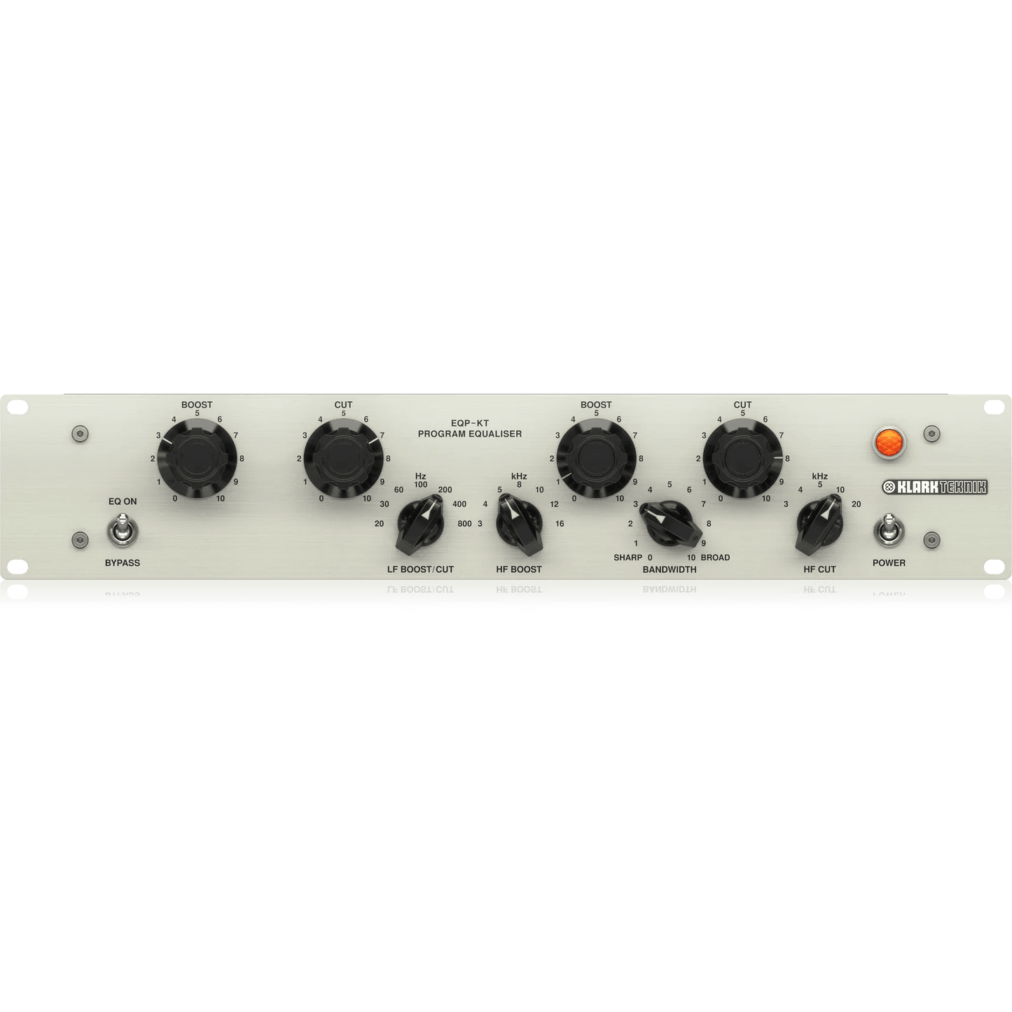 Klark Teknik EQP-KT Classic Tube Equaliser with Switchable-Frequency Selection, Variable-Bandwidth and Custom-Built Midas Transformers