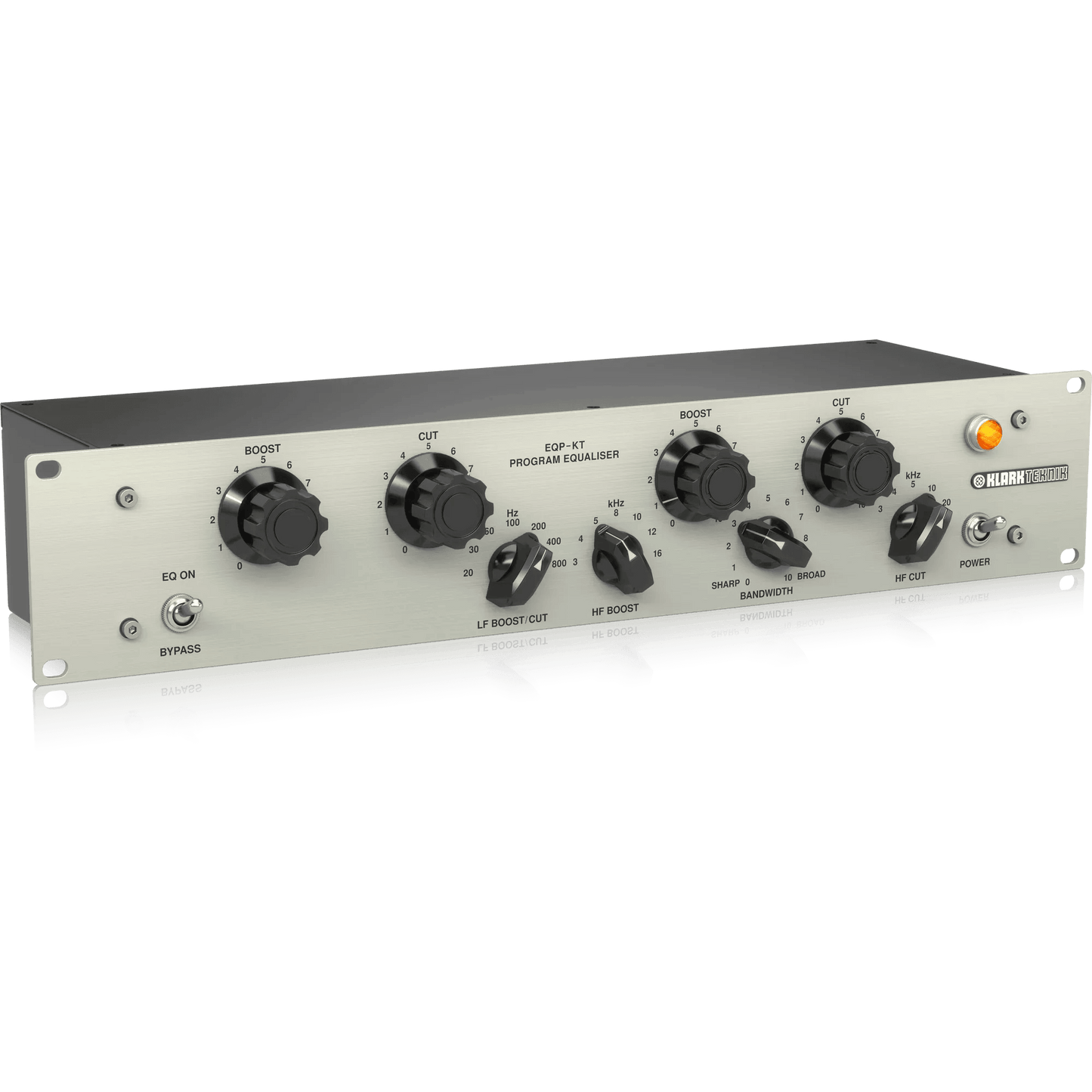 Klark Teknik EQP-KT Classic Tube Equaliser with Switchable-Frequency Selection, Variable-Bandwidth and Custom-Built Midas Transformers