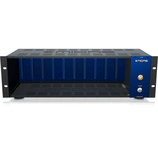 Midas L10 00 Series Rackmount Chassis for 10 Modules with Advanced Audio Routing