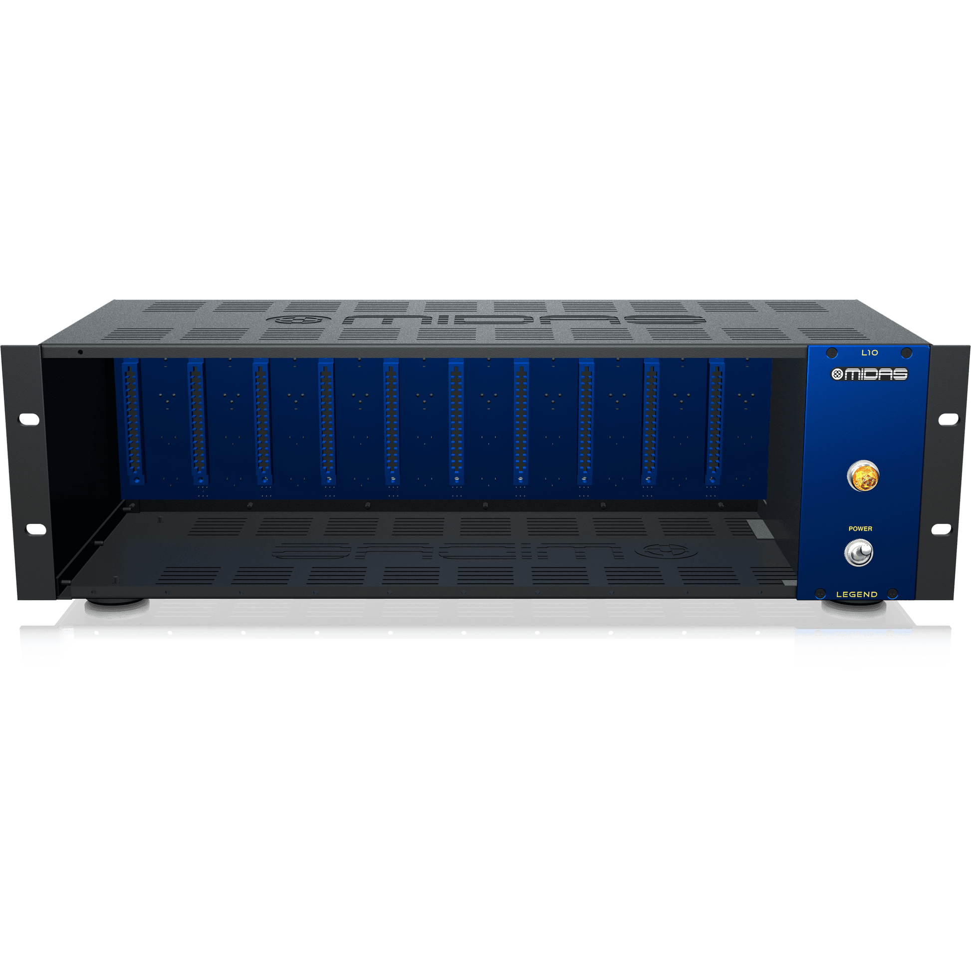 Midas L10 00 Series Rackmount Chassis for 10 Modules with Advanced Audio Routing